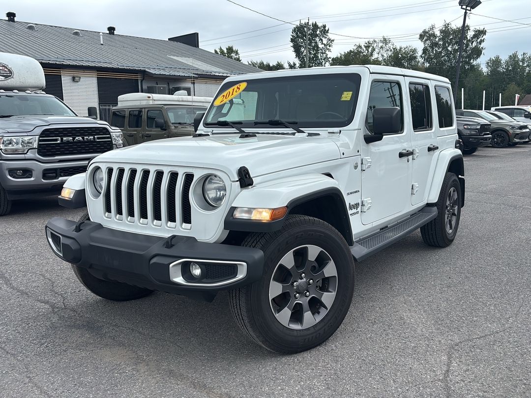 Used 2018 Jeep Wrangler-Unlimited Sahara P2783A