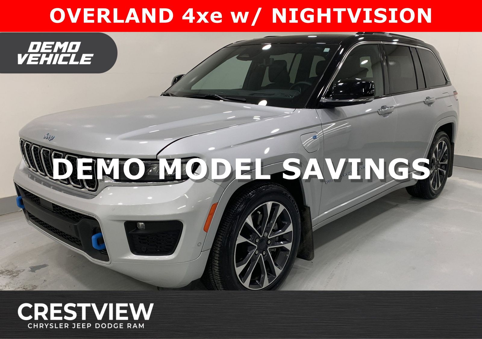 New 2023 Jeep Grand-Cherokee-4xe Overland 23JGC128
