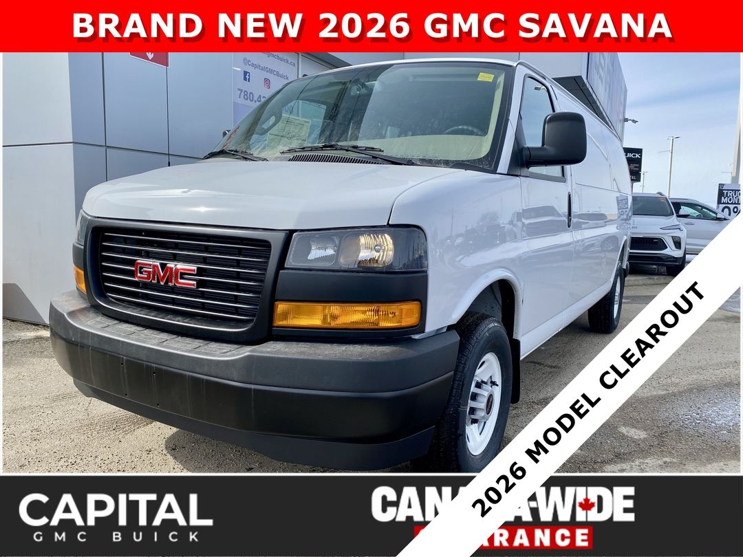 New 2026 GMC Savana-Cargo-Van RWD-3500-155 161431