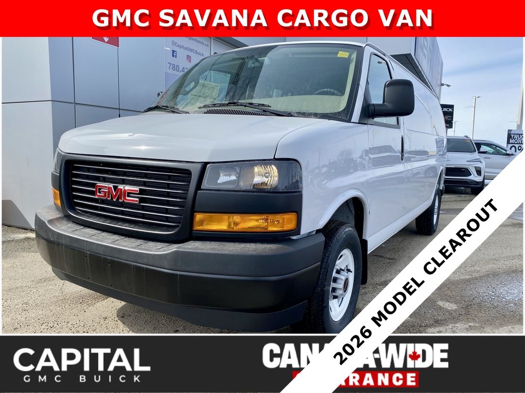 New 2026 GMC Savana-Cargo-Van RWD-3500-155 161440