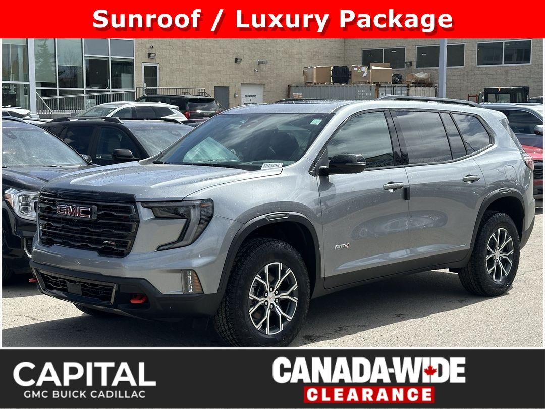 New 2026 GMC Acadia AT4 461051