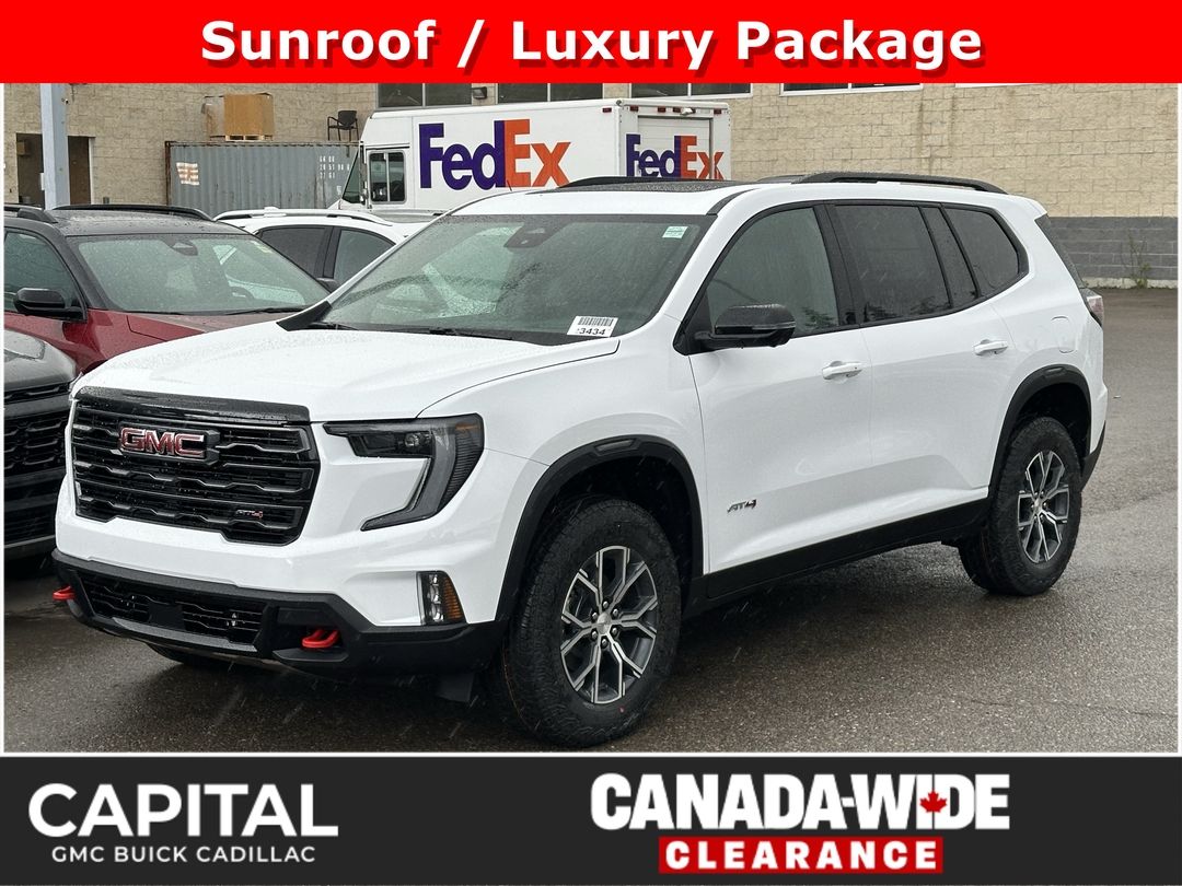 New 2026 GMC Acadia AT4 461078