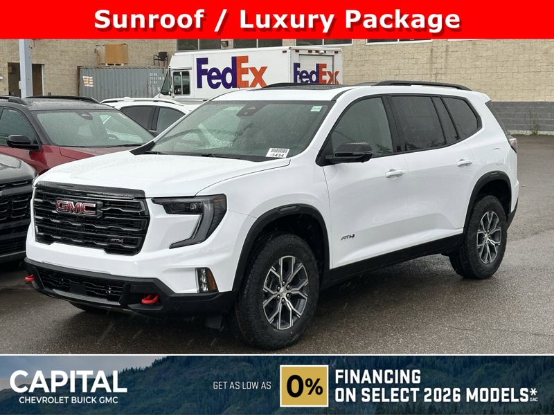 2026 GMC Acadia