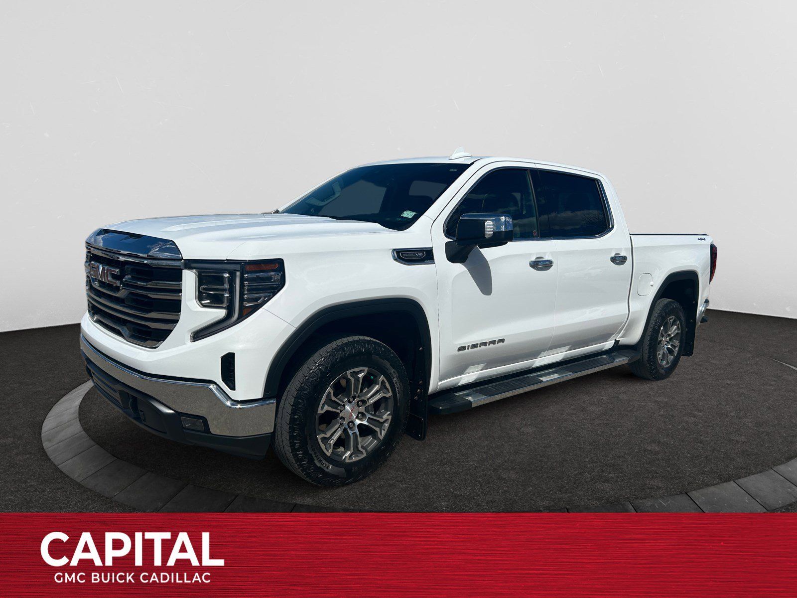 Used 2023 GMC Sierra-1500 SLT-Crew-5.3L-Leather-4x4 26131A