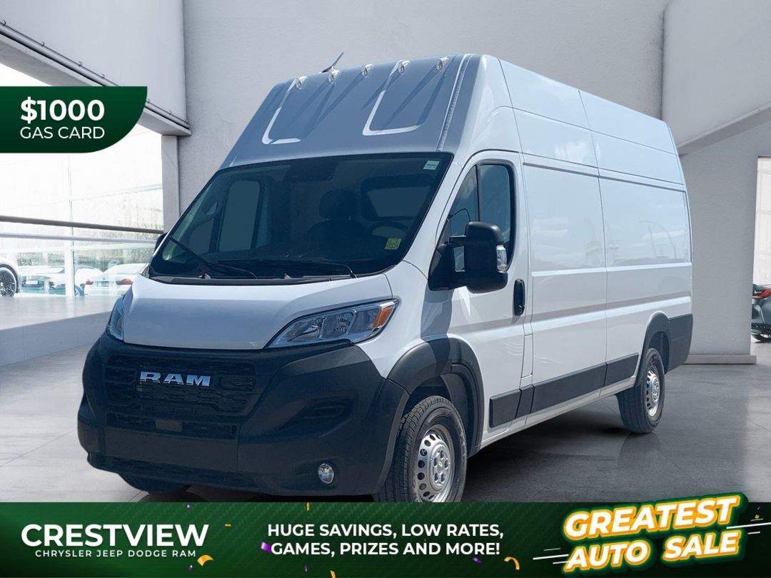 New 2026 Ram ProMaster-Cargo-Van Tradesman-*---Super-High-Roof---Cargo-Partition---Adaptive-Cruise---Remote-Start-&-More! 26T0398