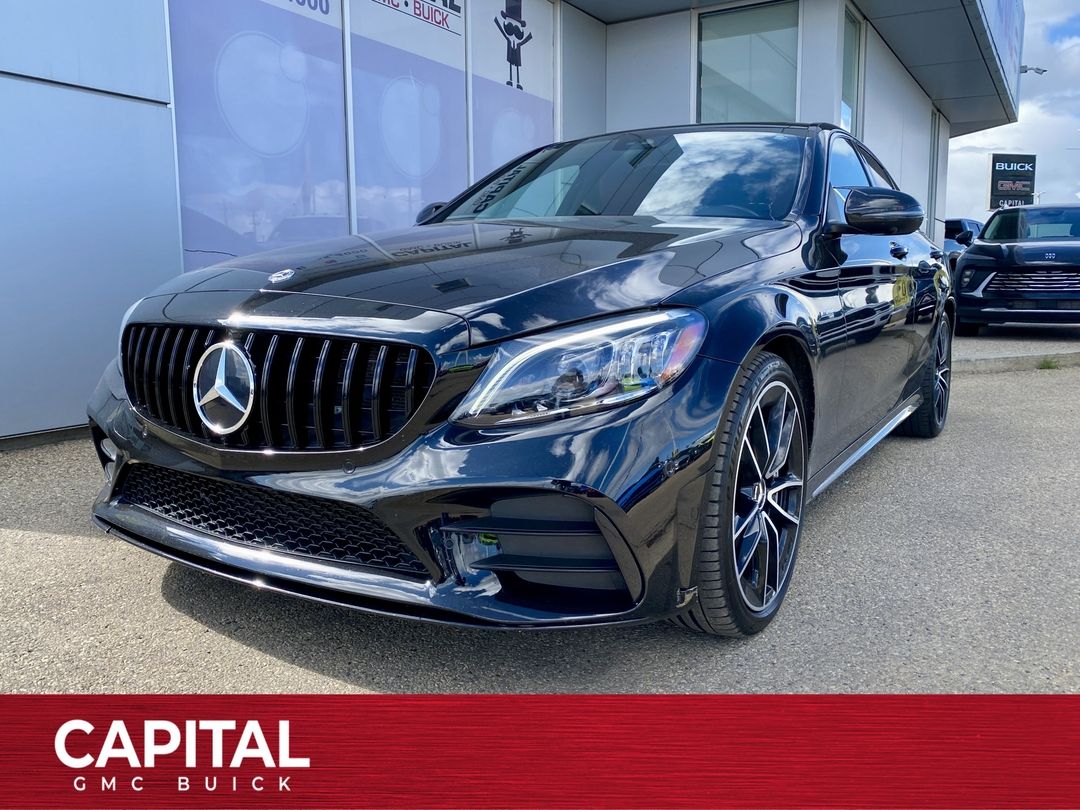 Used 2019 Mercedes-Benz C-Class AMG-C-43-4MATIC-Sedan-*-PANORAMIC-SUNROOF-*-RED-INTERIOR-* 161232A