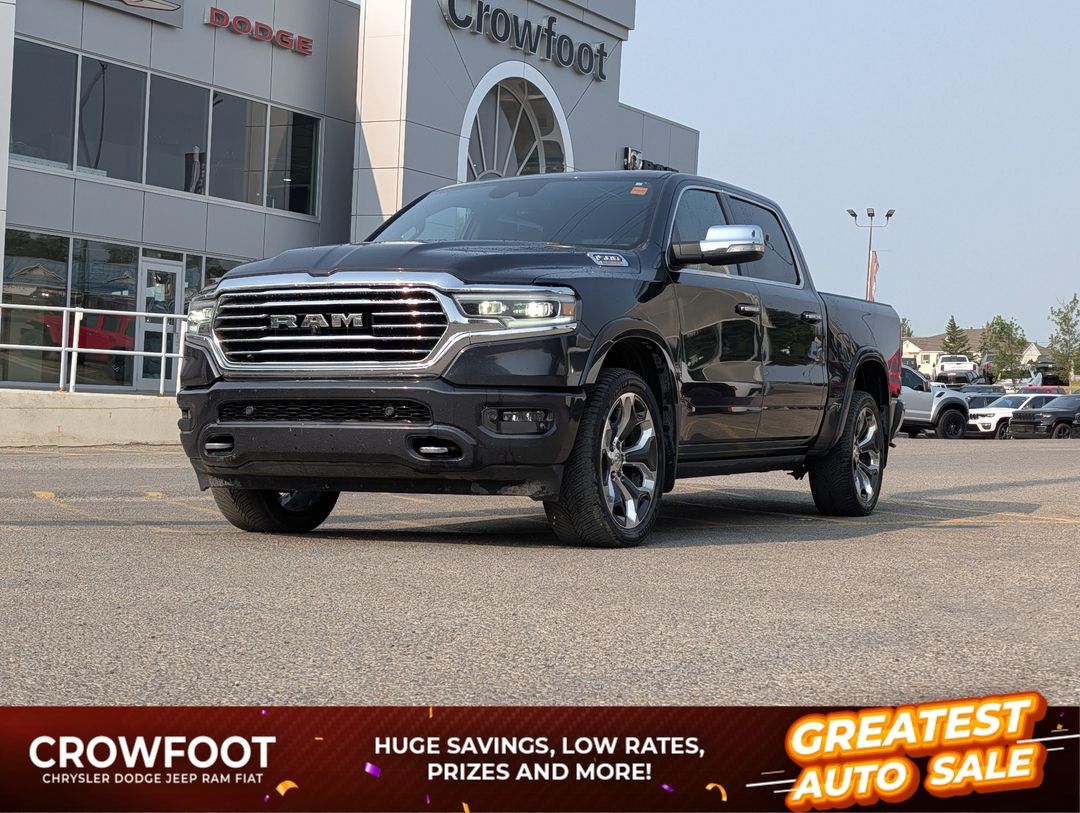Used 2020 Ram 1500 Longhorn---4x4---EcoDiesel---Panoramic-Sunroof---Heated-Leather-Seats-&-More! 260620A