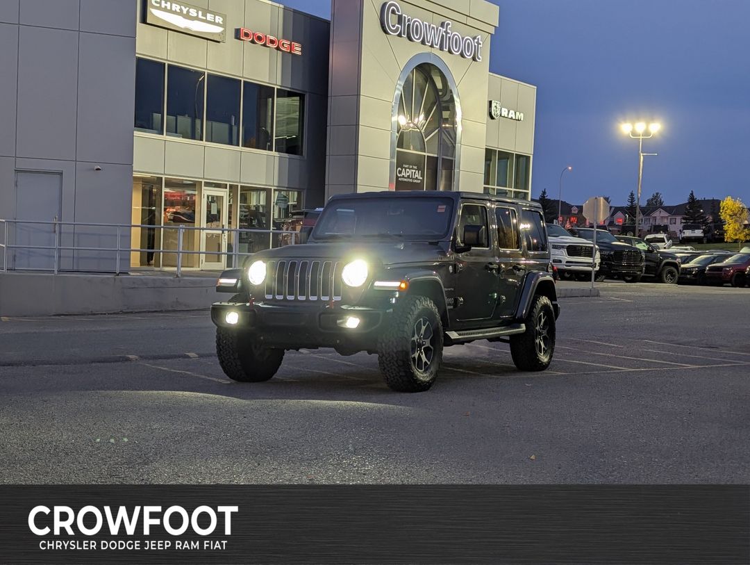Used 2019 Jeep Wrangler-Unlimited Sahara---Leather---Cold-Weather---LED-Grp---NAV-&-Sound-Grp---Safety-Tec 260765A