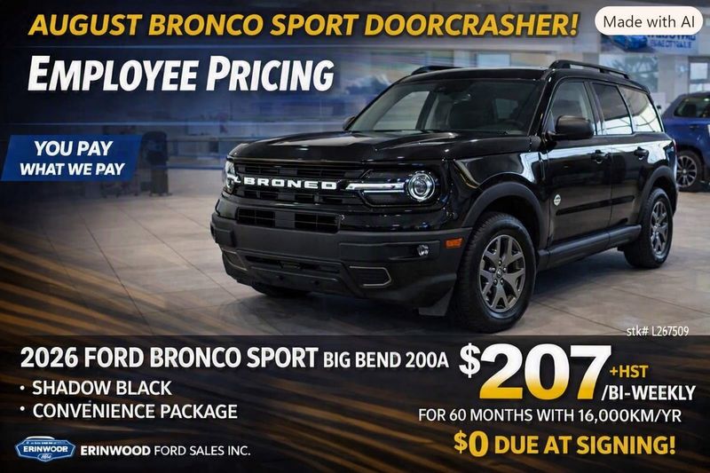 2026 Ford Bronco Sport