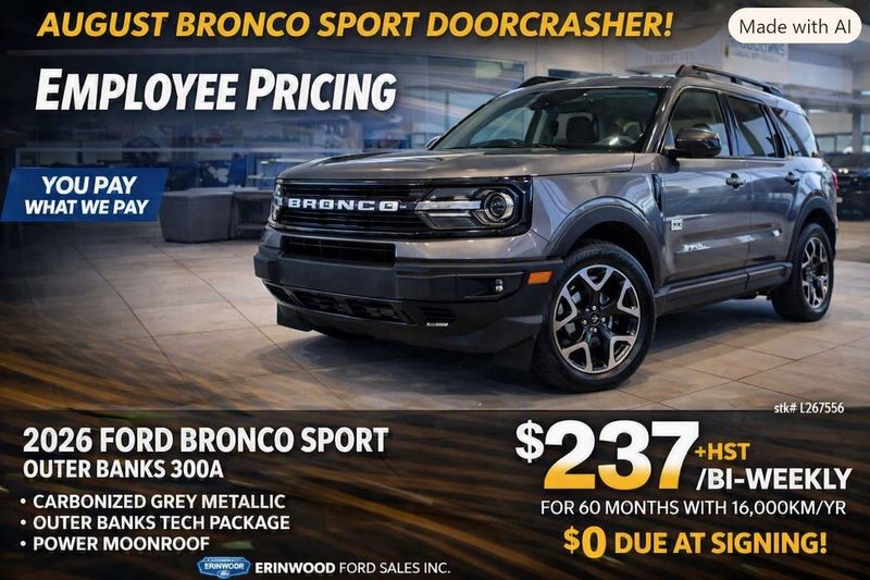 2026 Ford Bronco Sport