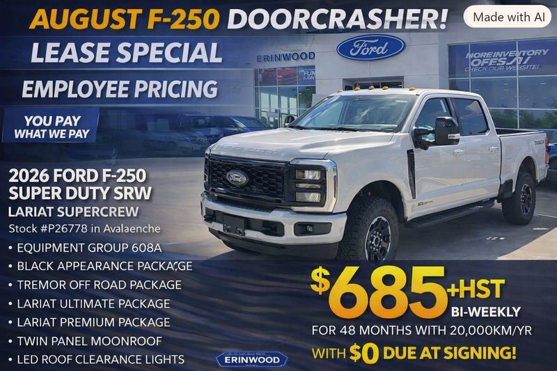 2026 Ford Super Duty F-250 SRW