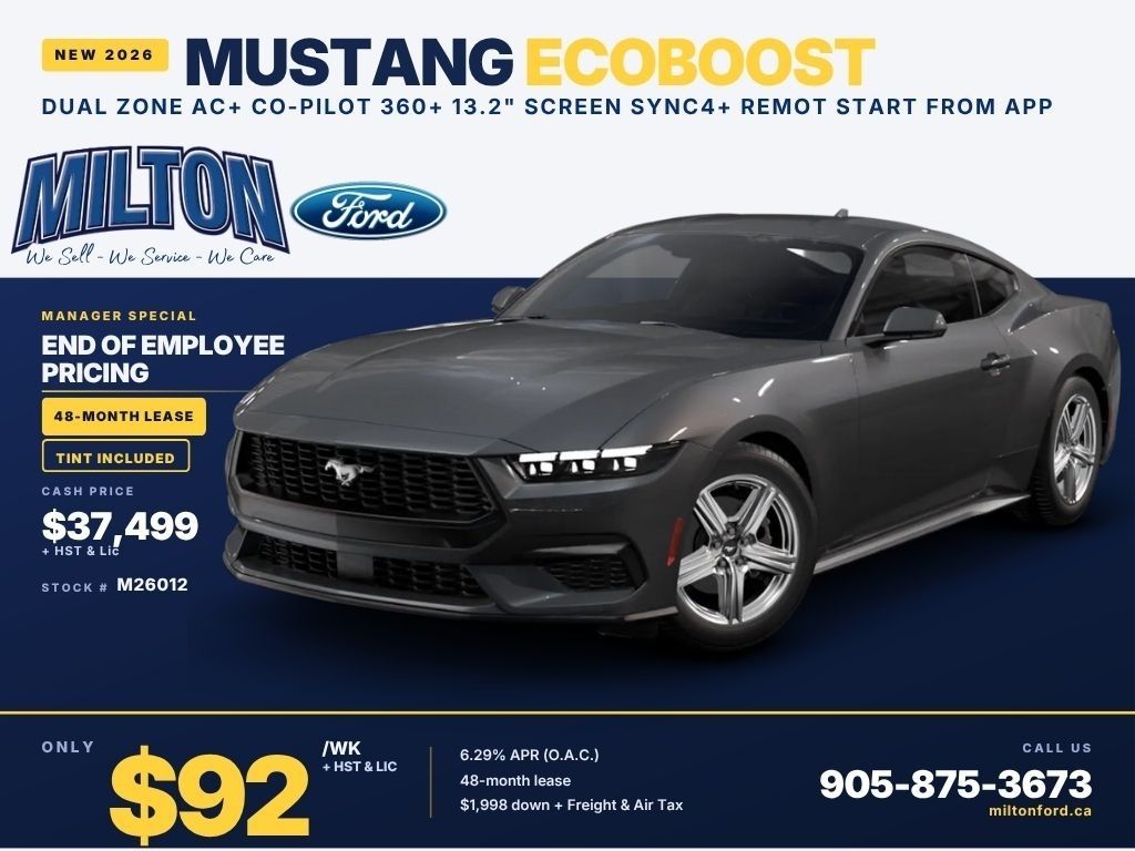 New 2026 Ford Mustang EcoBoost-Fastback AD-M26012