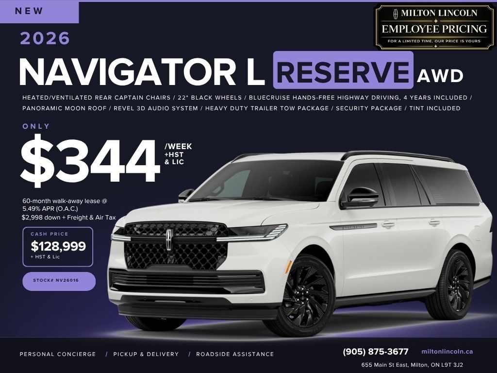 New 2026 Lincoln Navigator Reserve-L AD-NV26016