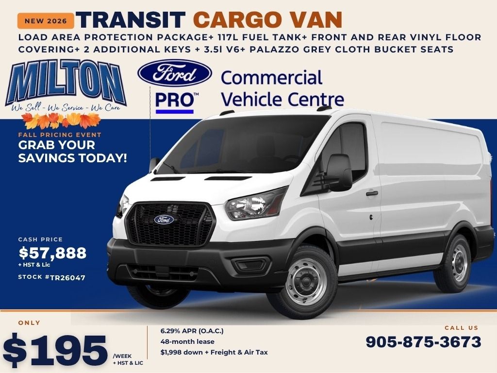 New 2026 Ford Transit Cargo-Van AD-TR26047