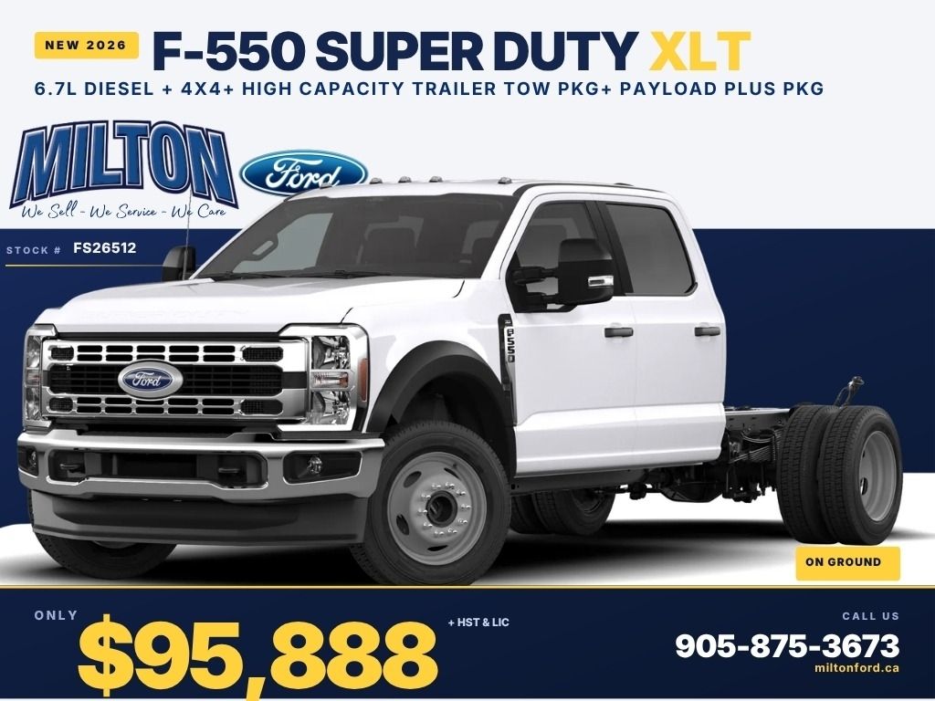 New 2026 Ford Chassis-Cab F-550-XLT AD-FS26512
