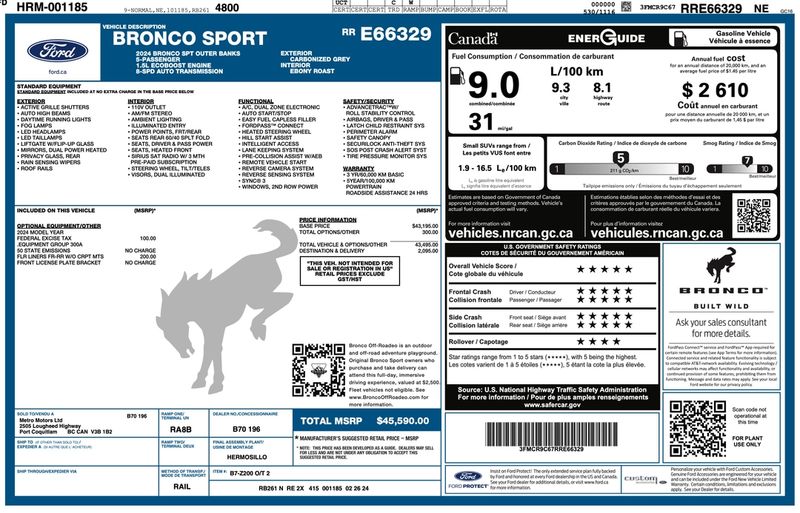 2024 Ford Bronco Sport
