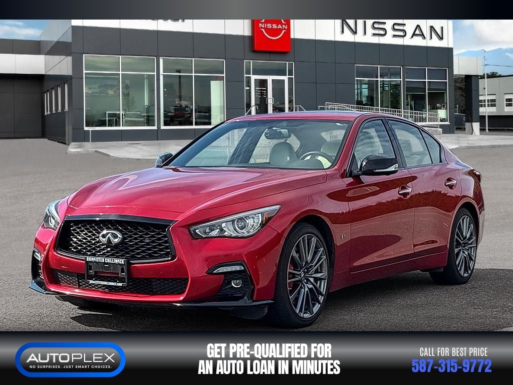 Used 2021 INFINITI Q50 Red-Sport-I-LINE N26-0157P