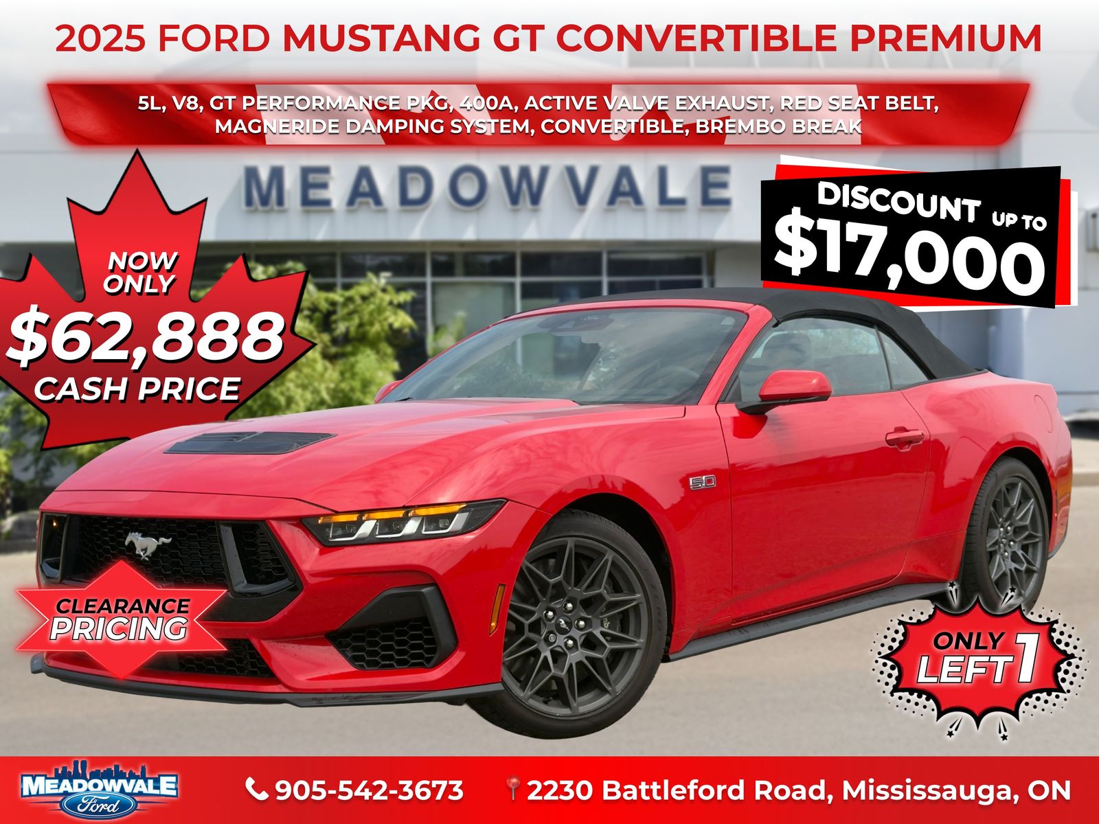 New 2025 Ford Mustang GT-Premium-Convertible M20540