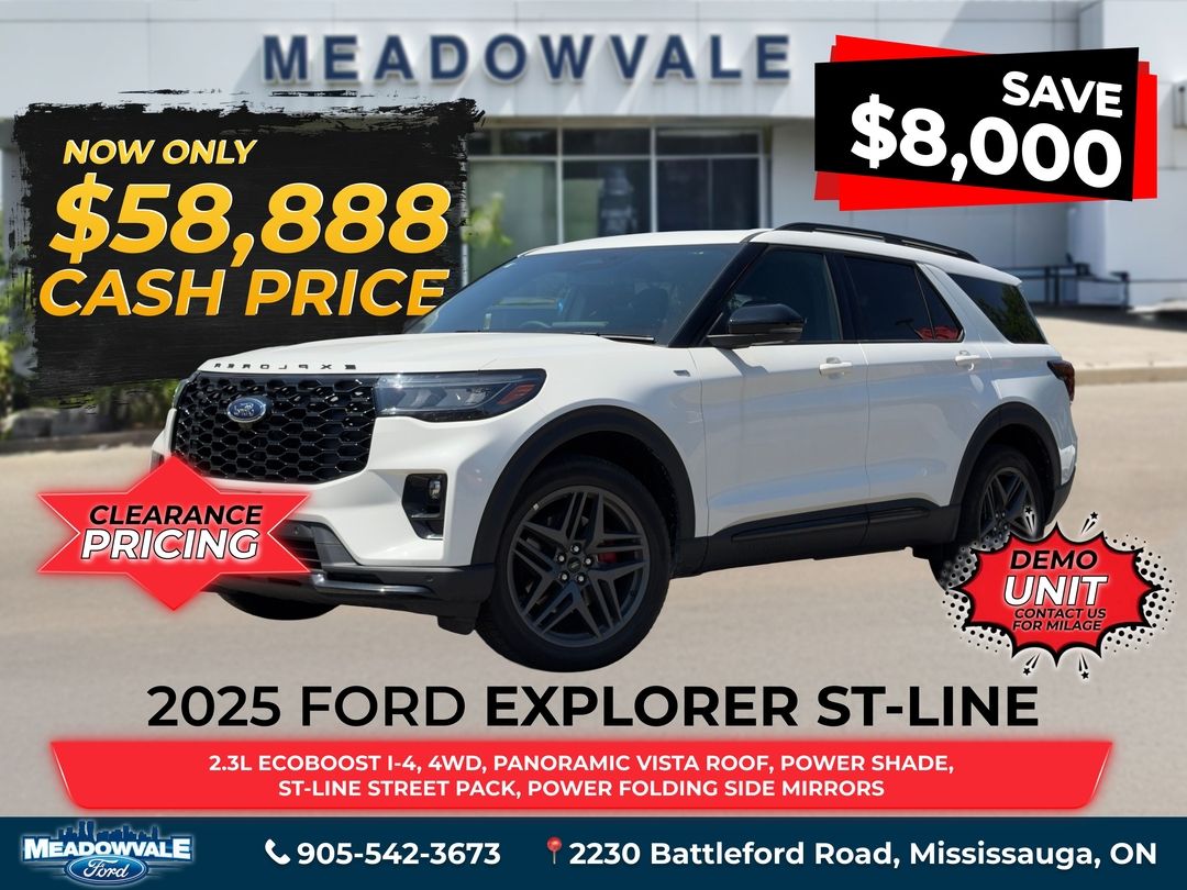 New 2025 Ford Explorer ST-Line XT21552