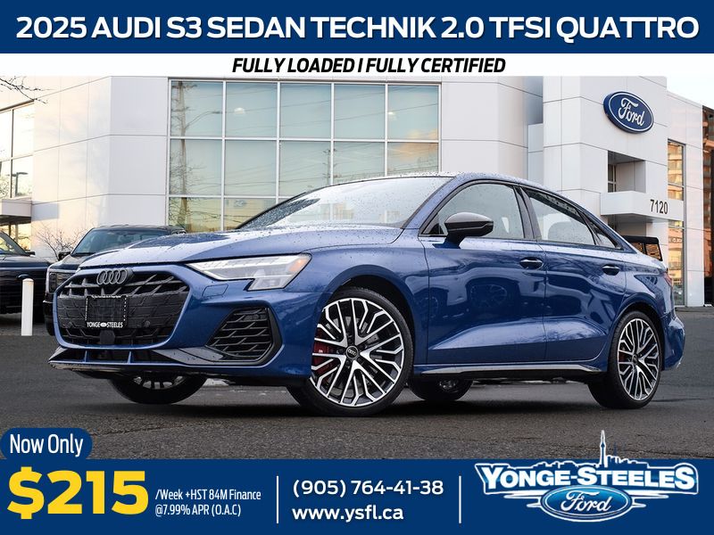2025 Audi S3 Sedan