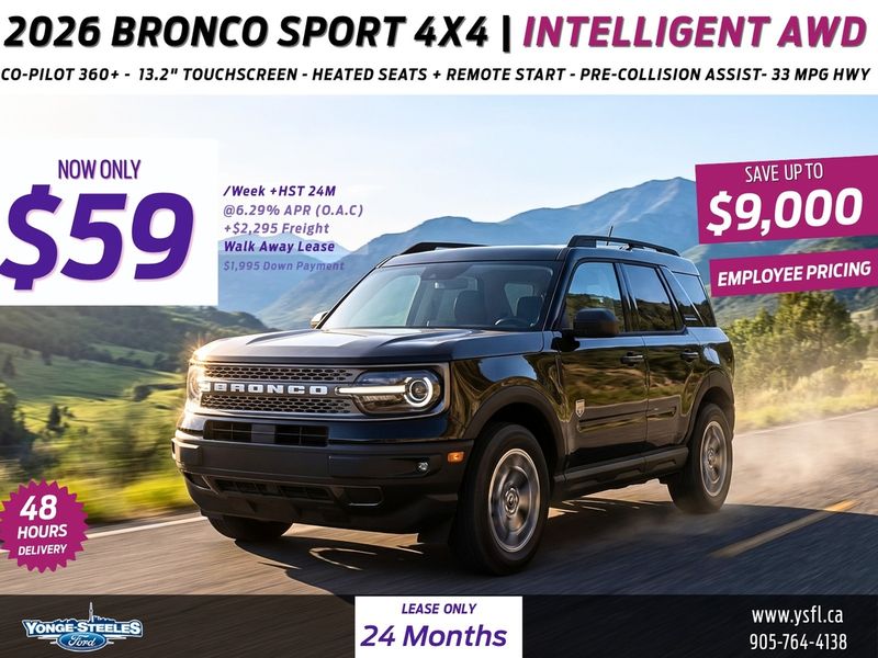 2026 Ford Bronco Sport