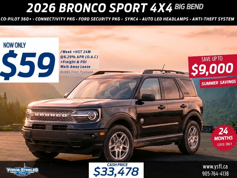 2026 Ford Bronco Sport