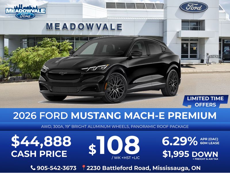 2026 Ford Mustang Mach-E