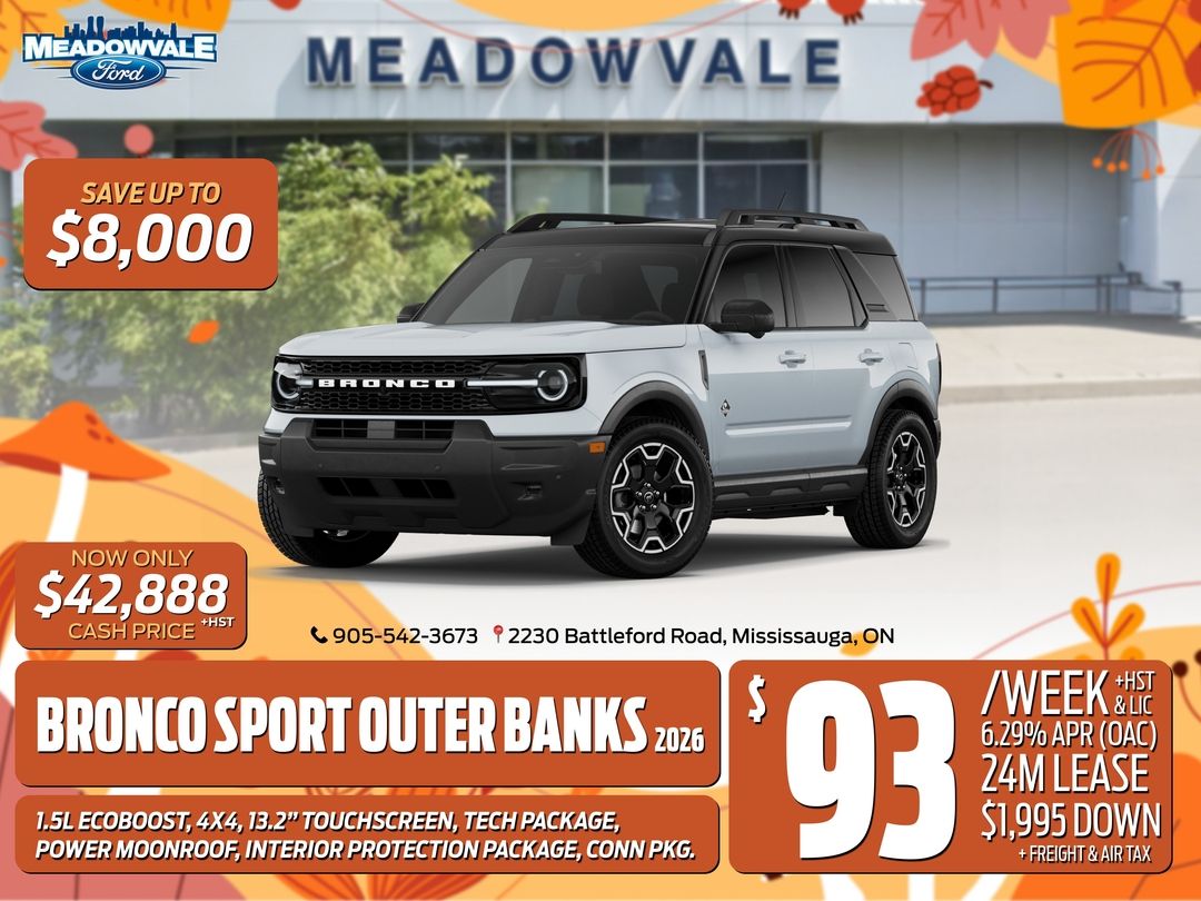 New 2026 Ford Bronco-Sport Outer-Banks BR23161