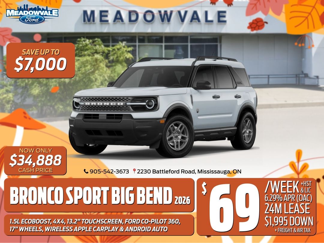 New 2026 Ford Bronco-Sport Big-Bend BR-INC