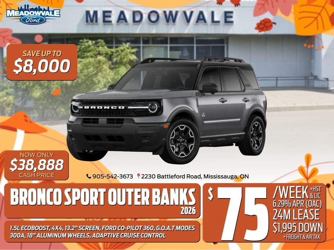 New 2026 Ford Bronco-Sport Outer-Banks BR23461