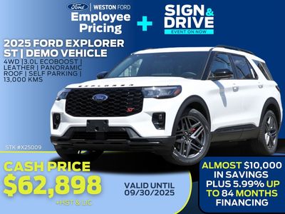 New 2025 Ford Explorer ST X25009