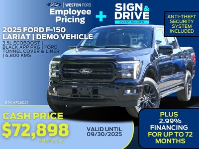 New 2025 Ford F-150 LARIAT F25021
