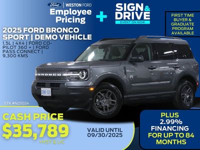 New 2025 Ford Bronco Sport Big Bend N25024