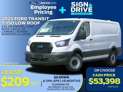 New 2025 Ford Transit Cargo Van TR25348