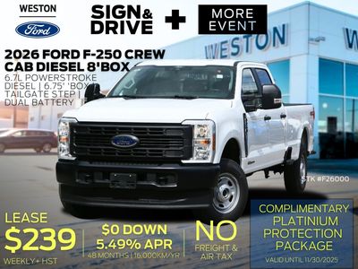 New 2026 Ford Super Duty F-250 SRW XL F26000