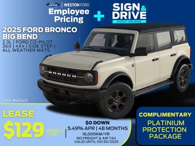 New 2025 Ford Bronco Big Bend N25431
