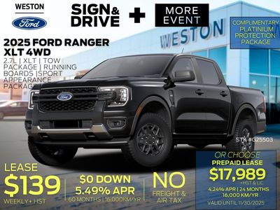 New 2025 Ford Ranger XLT G25503