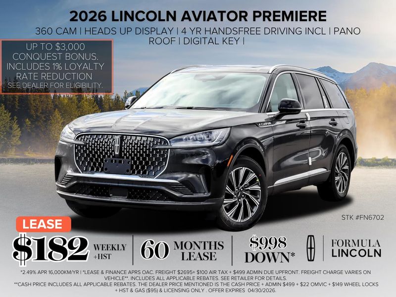2026 Lincoln Aviator