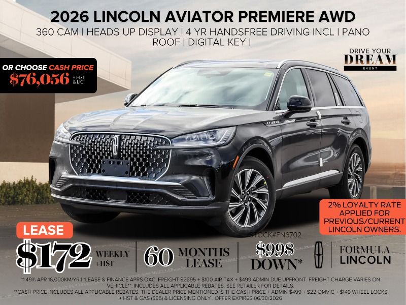 2026 Lincoln Aviator