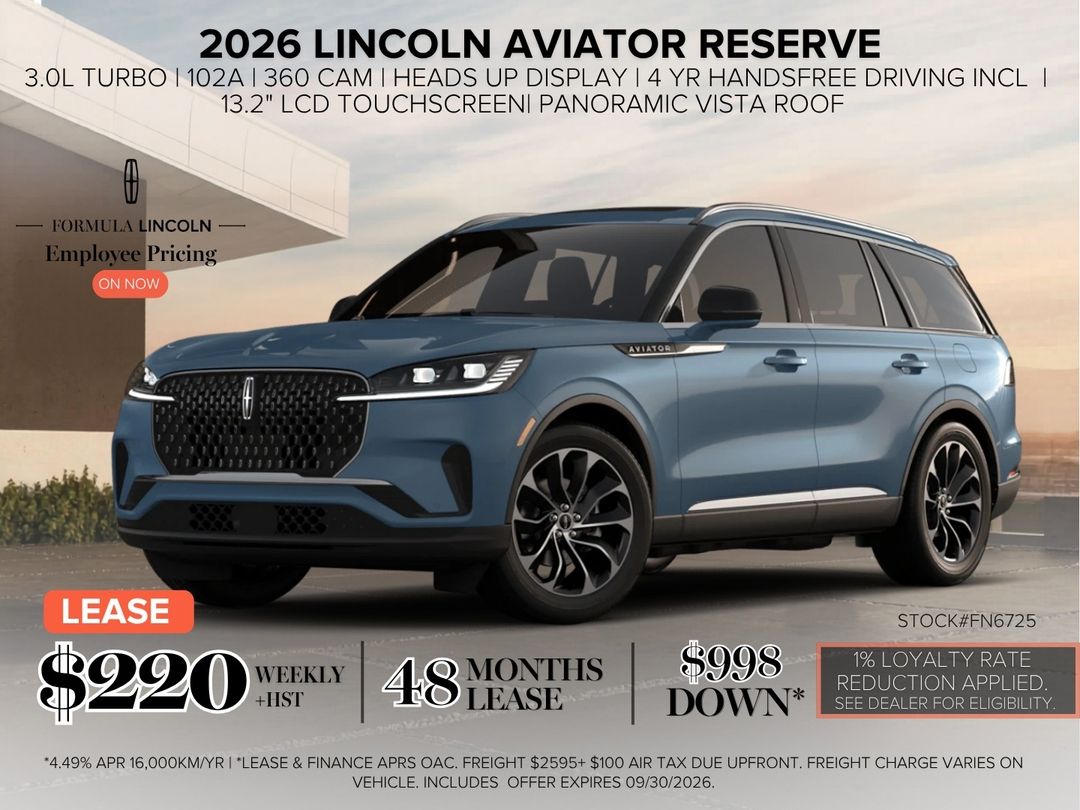 New 2026 Lincoln Aviator Reserve FN6725
