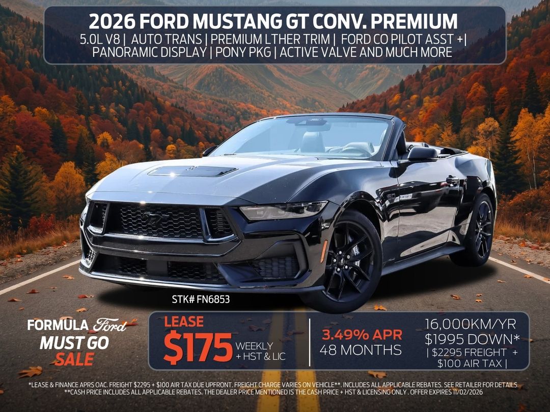 New 2026 Ford Mustang GT-Premium FN6853