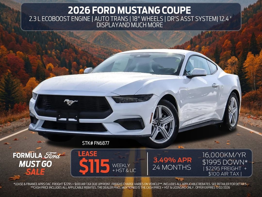 New 2026 Ford Mustang EcoBoost FN6877