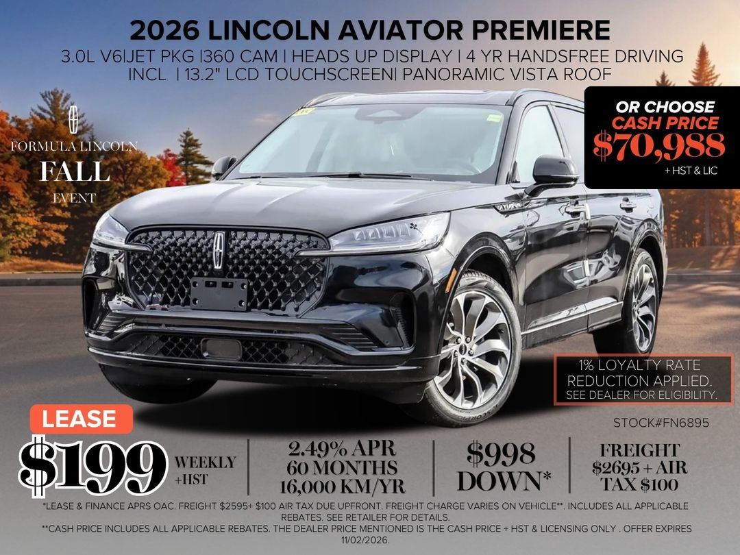 New 2026 Lincoln Aviator Premiere FN6895
