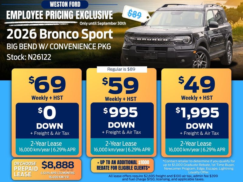 2026 Ford Bronco Sport