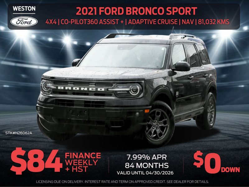 2021 Ford Bronco Sport
