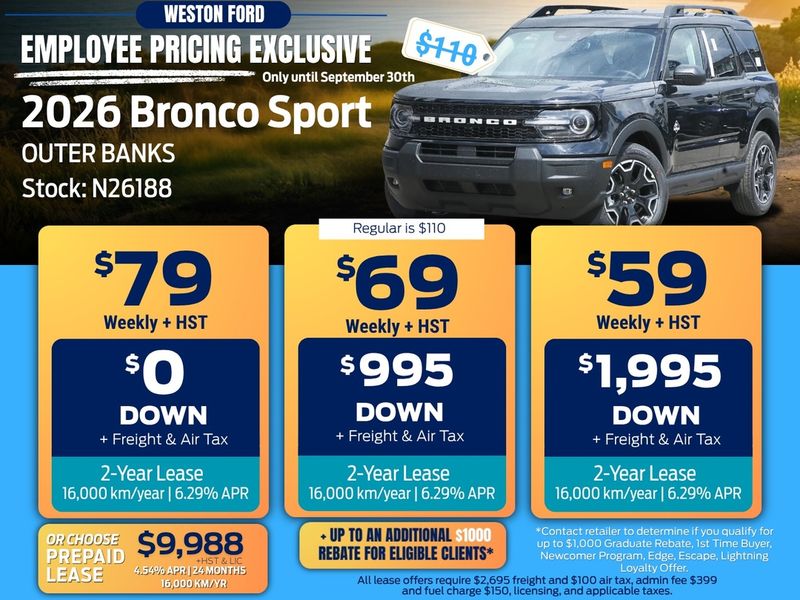 2026 Ford Bronco Sport