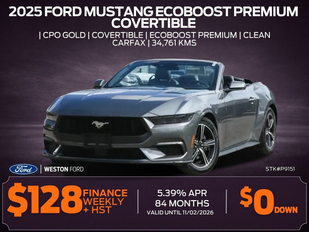Used 2025 Ford Mustang EcoBoost-Premium P9151
