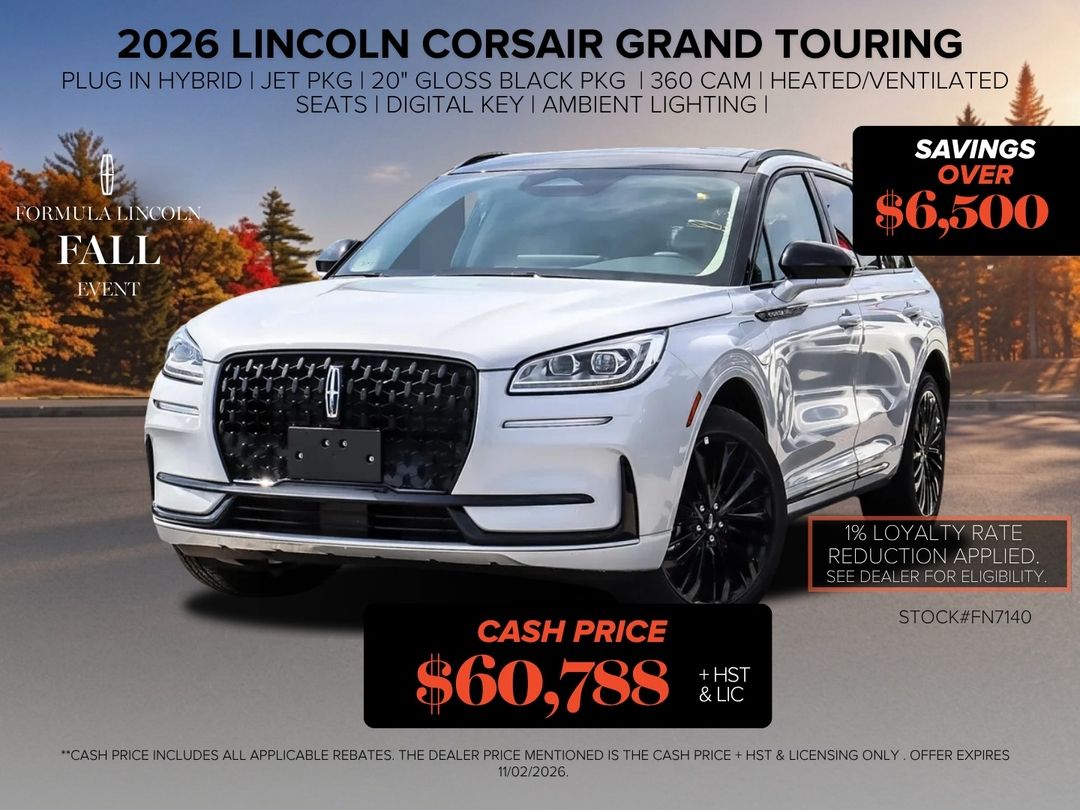 New 2026 Lincoln Corsair Grand-Touring FN7140