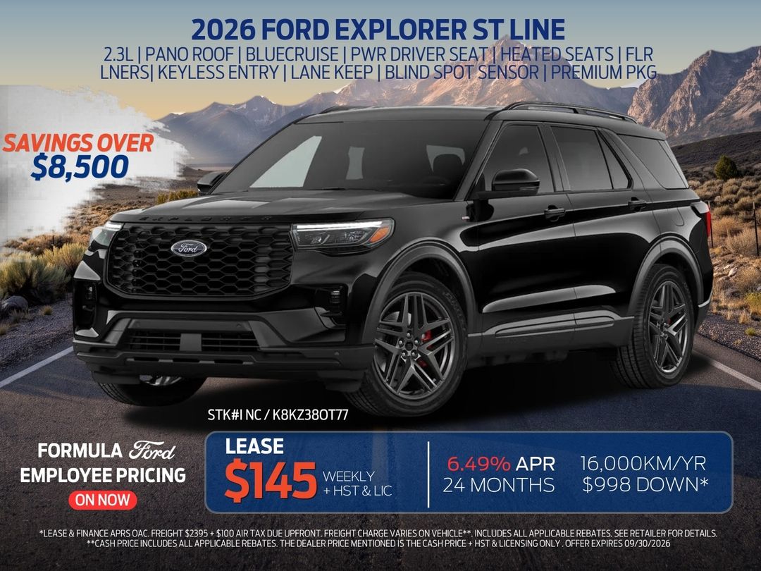 New 2026 Ford Explorer ST-Line K8KZ38OT7