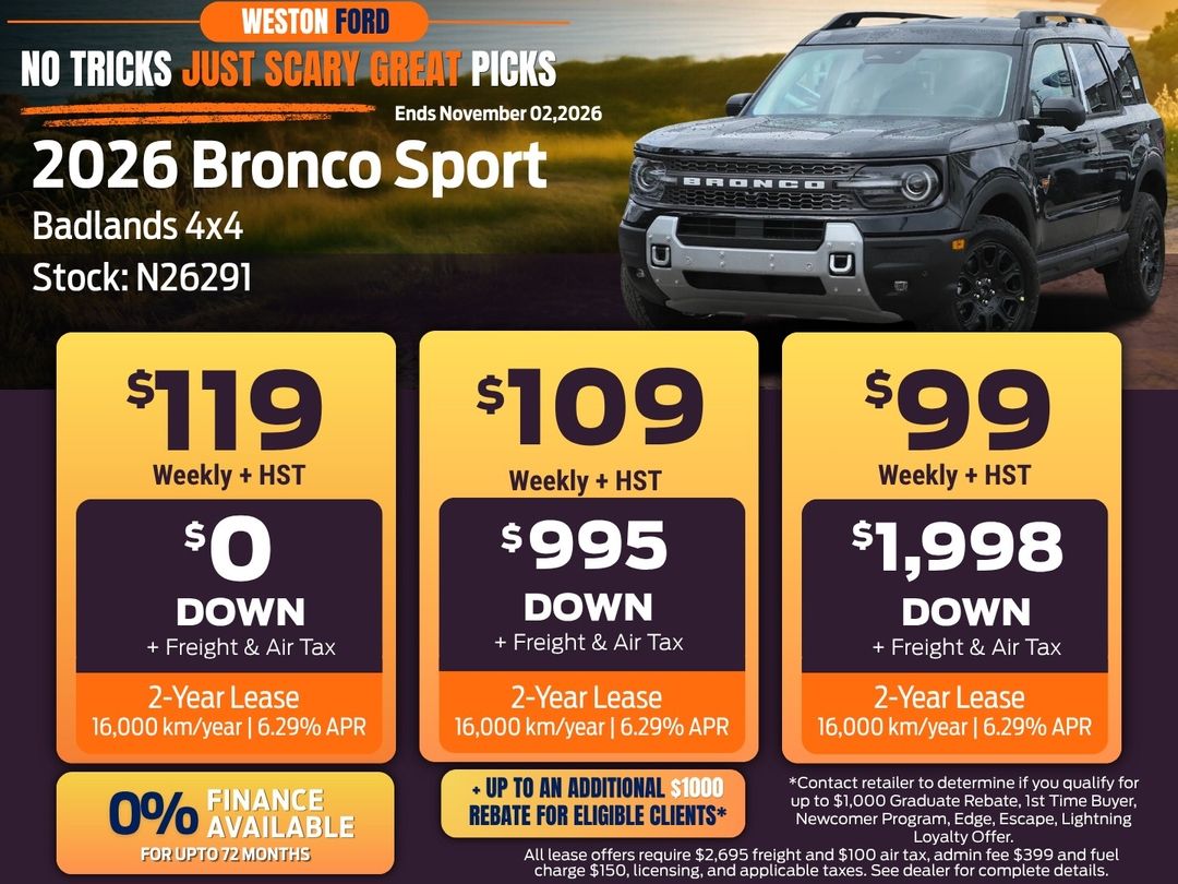 New 2026 Ford Bronco-Sport Badlands N26291